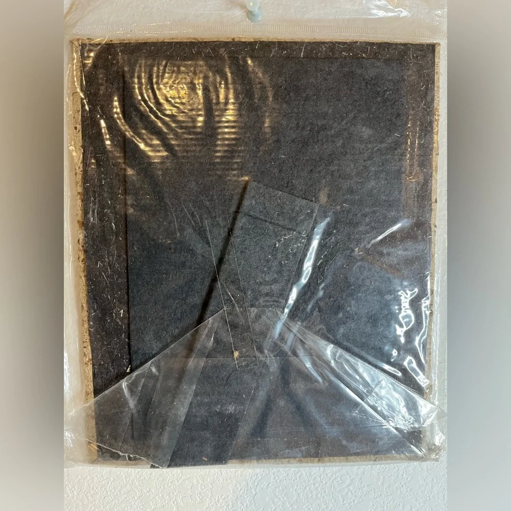 Handmade Natural Fiber Paper Table Top Photo Frame Mixed Media Paper EcoFriendly